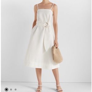 CLUB MONACO Belted A Line Dress